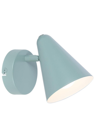 Lampa ścienna Amor 1xE14 szary mat 16 cm