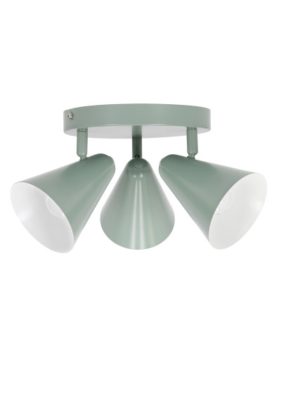 Lampa sufitowa Amor 3xE14 szary mat 34 cm