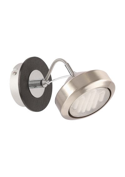Earth wall light 1xGX53 satynowy / venge 15 cm