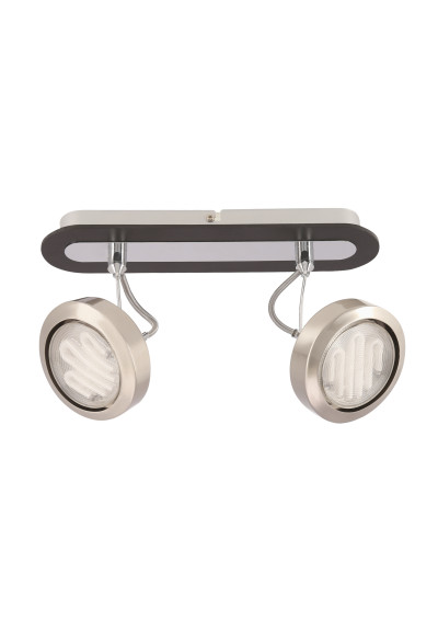 Earth ceiling light 2xGX53 satynowy / venge 30 cm