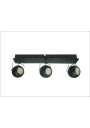 Lampa sufitowa Tony 3xGU10 czarny 43 cm