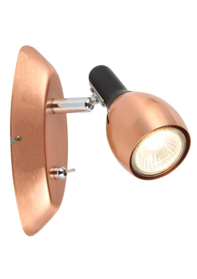 Cross wall light 1xGU10 copper 17 cm