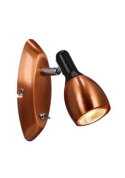 Cross wall light 1xGU10 copper 17 cm - product image 3