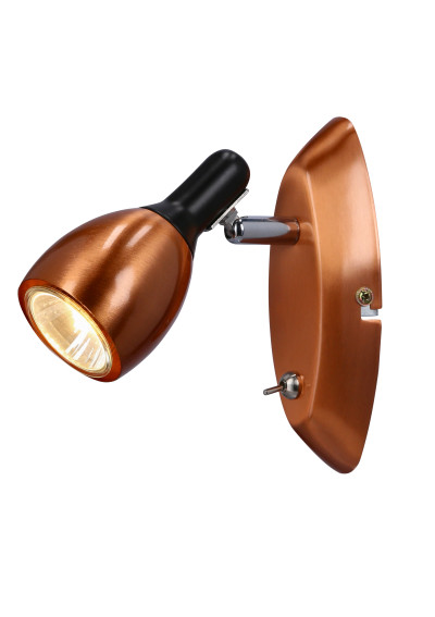 Cross wall light 1xGU10 copper 17 cm - product image 6
