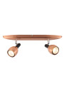 Lampa sufitowa Cross 2xGU10 miedziany 40 cm