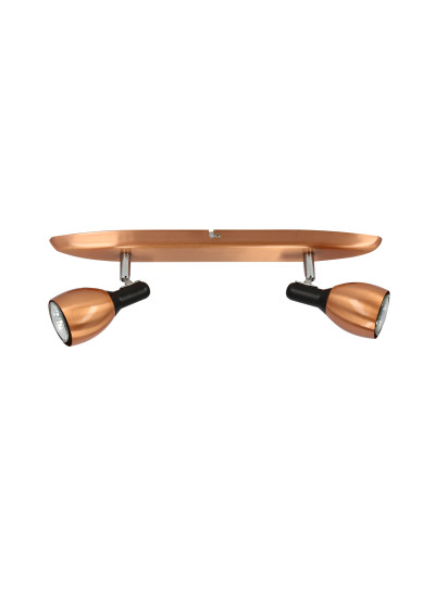 Lampa sufitowa Cross 2xGU10 miedziany 40 cm - zdjęcie produktu 1