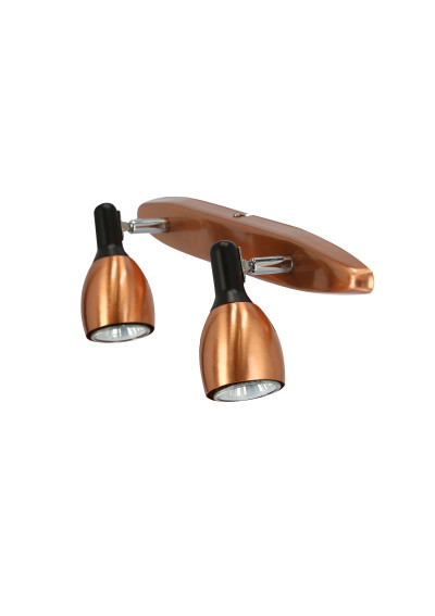 Lampa sufitowa Cross 2xGU10 miedziany 40 cm - zdjęcie produktu 2