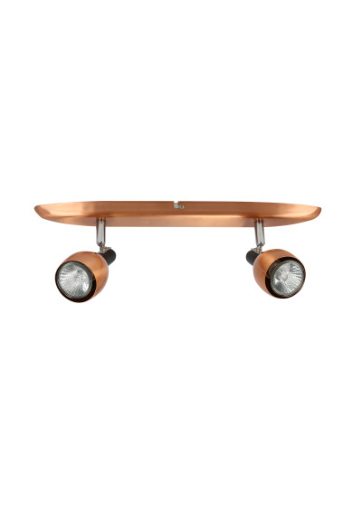 Lampa sufitowa Cross 2xGU10 miedziany 40 cm - zdjęcie produktu 3