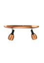 Cross ceiling light 2xGU10 copper 40 cm - product image 4