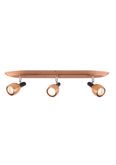 Lampa sufitowa Cross 3xGU10 miedziany 58 cm