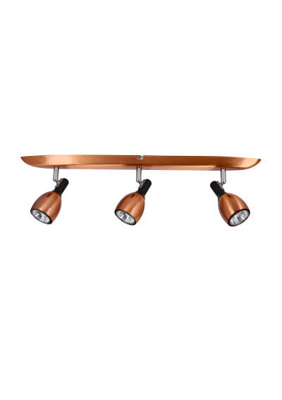 Lampa sufitowa Cross 3xGU10 miedziany 58 cm - zdjęcie produktu 1