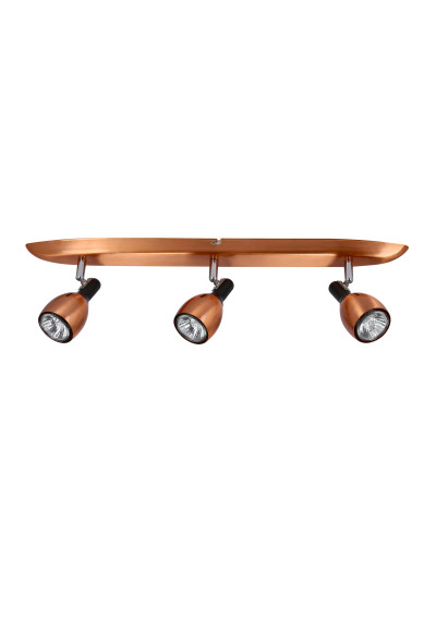 Cross ceiling light 3xGU10 copper 58 cm - product image 2