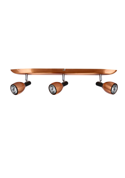 Cross ceiling light 3xGU10 copper 58 cm - product image 3