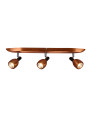 Cross ceiling light 3xGU10 copper 58 cm - product image 4