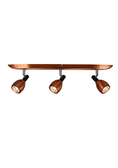 Lampa sufitowa Cross 3xGU10 miedziany 58 cm - zdjęcie produktu 5