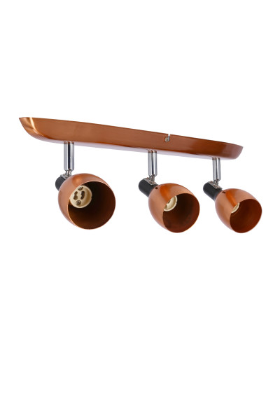 Cross ceiling light 3xGU10 copper 58 cm - product image 10