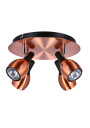 Cross ceiling light 4xGU10 copper 35 cm - product image 2