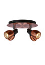 Cross ceiling light 4xGU10 copper 35 cm - product image 6