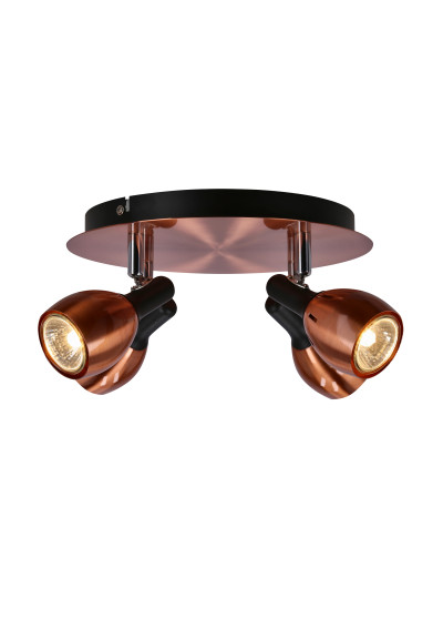 Cross ceiling light 4xGU10 copper 35 cm - product image 6