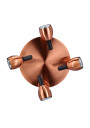 Cross ceiling light 4xGU10 copper 35 cm - product image 8