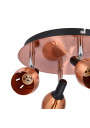 Cross ceiling light 4xGU10 copper 35 cm - product image 10