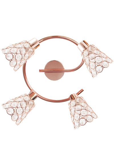 G9 ceiling light 4xG9 gold 44 cm