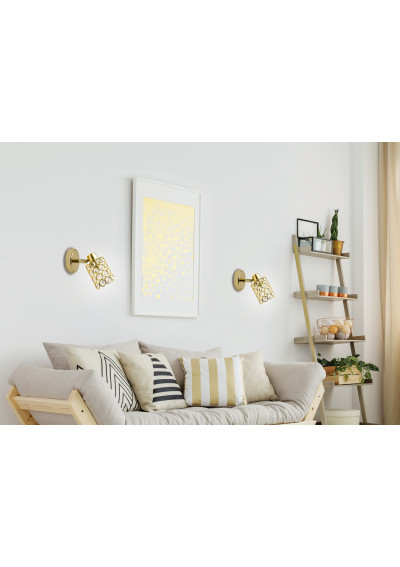 York wall light 1xG9 mosiężny 8 cm - product image 1