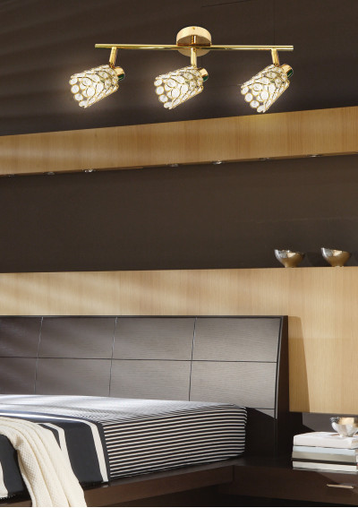 York ceiling light 3xG9 mosiężny 55 cm - product image 1