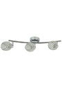 Clear ceiling light 3xG9 chromee 62 cm