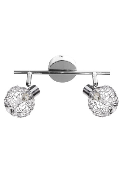 Lampa sufitowa Collar 2xG9 chromowy 27 cm