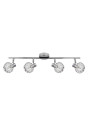 Collar ceiling light 4xG9 chromee 65 cm