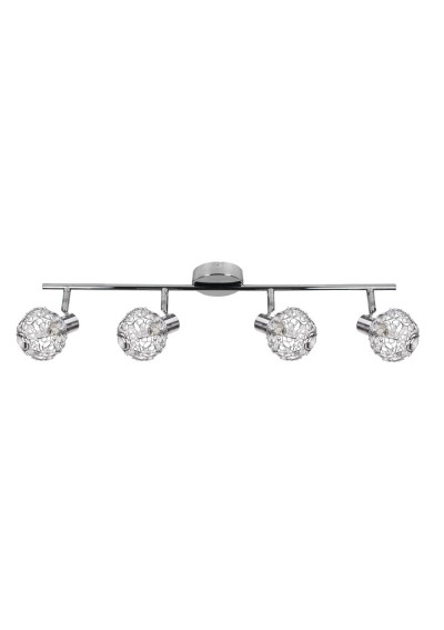 Collar ceiling light 4xG9 chromee 65 cm