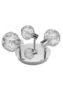 Collar ceiling light 3xG9 chromee 44 cm