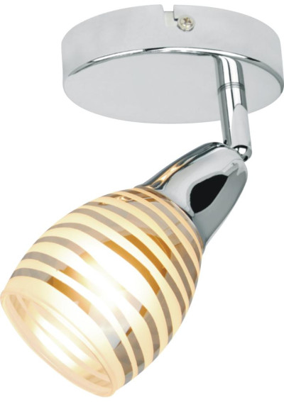 Lampa ścienna Jubilat 1xE14 srebrny 8 cm