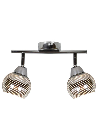 Lampa sufitowa Fort 2xE14 chromowy 43 cm