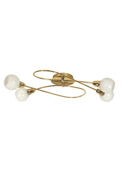 Lampa sufitowa Avila 4xE14 mosiężny 62 cm