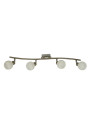 Alabaster ceiling light 4xG9 satynowy / chromee 78 cm