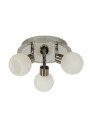 Lampa sufitowa Alabaster 3xG9 satynowy + chromowy 30 cm