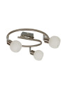 Alabaster ceiling light 3xG9 satynowy / chromee 50 cm