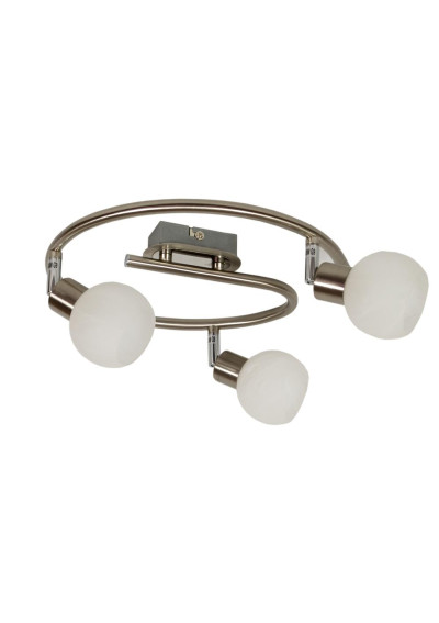 Lampa sufitowa Alabaster 3xG9 satynowy + chromowy 50 cm