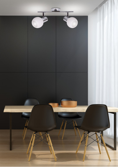 Turno ceiling light 2xE14 chromee 43 cm - product image 1