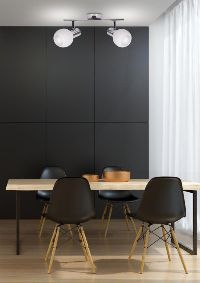 Lampa sufitowa Turno 2xE14 chromowy 43 cm - zdjęcie produktu 2