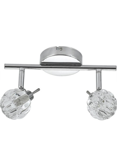 Lampa sufitowa Bombola 2xG9 chromowy 31 cm