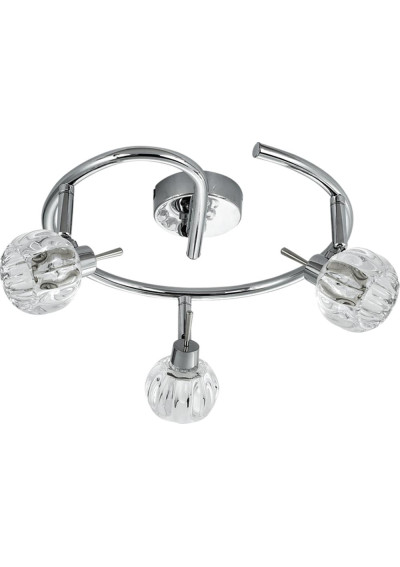 Lampa sufitowa Bombola 3xG9 chromowy 38 cm