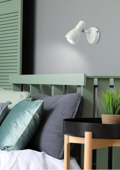 Lampa ścienna Picardo 1xE14 biały 8 cm - zdjęcie produktu 18