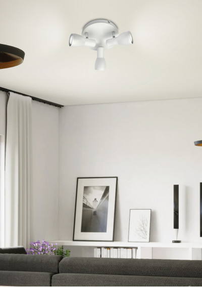 Picardo ceiling light 3xE14 white 29 cm - product image 1