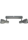 Lampa sufitowa Picardo 2xE14 szaro srebrny 36 cm