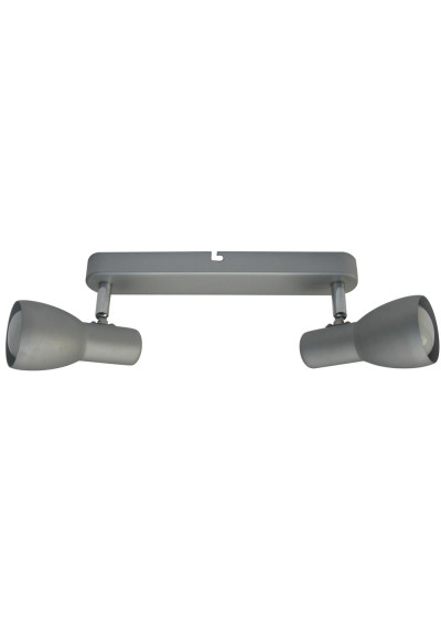 Lampa sufitowa Picardo 2xE14 szaro srebrny 36 cm