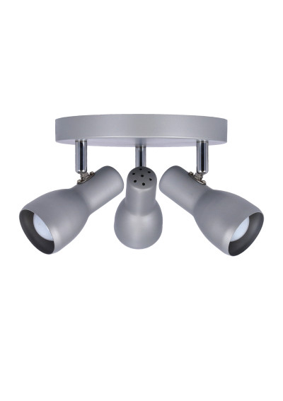 Lampa sufitowa Picardo 3xE14 szaro srebrny 29 cm
