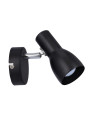 Lampa ścienna Picardo 1xE14 czarny 8 cm